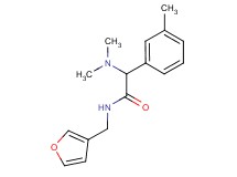2-(dimethylamino)-N-(3-furylmethyl)-2-(3-methylphenyl)acetamide