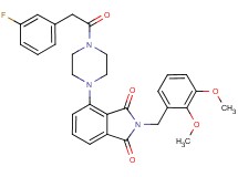 2-(2,3-dimethoxybenzyl)-4-{4-[(3-fluorophenyl)acetyl]-1-piperazinyl}-1H-isoindole-1,3(2H)-dione