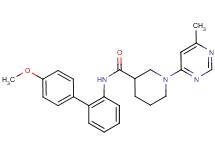N-(4'-methoxybiphenyl-2-yl)-1-(6-methylpyrimidin-4-yl)piperidine-3-carboxamide