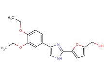 {5-[4-(3,4-diethoxyphenyl)-1H-imidazol-2-yl]-2-furyl}methanol