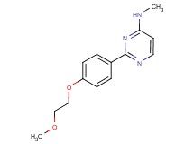 2-[4-(2-methoxyethoxy)phenyl]-N-methylpyrimidin-4-amine