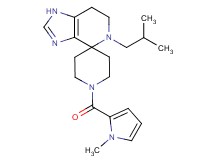 5-isobutyl-1'-[(1-methyl-1H-pyrrol-2-yl)carbonyl]-1,5,6,7-tetrahydrospiro[imidazo[4,5-c]pyridine-4,4'-piperidine]