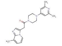 3-{2-[4-(2,6-dimethyl-4-pyridinyl)-1-piperazinyl]-2-oxoethyl}-8-methylimidazo[1,2-a]pyridine