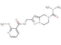 2-({[(2-methoxypyridin-3-yl)carbonyl]amino}methyl)-N,N-dimethyl-6,7-dihydropyrazolo[1,5-a]pyrazine-5(4H)-carboxamide
