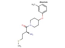 (2S)-1-[4-(3-methylphenoxy)-1-piperidinyl]-4-(methylthio)-1-oxo-2-butanamine
