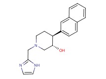 (3S*,4S*)-1-(1H-imidazol-2-ylmethyl)-4-(2-naphthyl)piperidin-3-ol