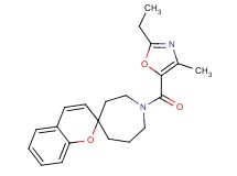 1-[(2-ethyl-4-methyl-1,3-oxazol-5-yl)carbonyl]spiro[azepane-4,2'-chromene]