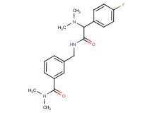 3-({[(dimethylamino)(4-fluorophenyl)acetyl]amino}methyl)-N,N-dimethylbenzamide