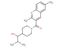 1-{1-[(2,6-dimethylquinolin-3-yl)carbonyl]piperidin-4-yl}-2-methylpropan-1-ol