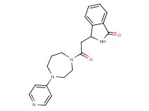 3-[2-oxo-2-(4-pyridin-4-yl-1,4-diazepan-1-yl)ethyl]isoindolin-1-one
