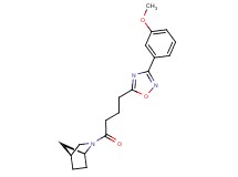 (1S*,4S*)-2-{4-[3-(3-methoxyphenyl)-1,2,4-oxadiazol-5-yl]butanoyl}-2-azabicyclo[2.2.1]heptane