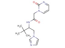 N-[1-(1H-imidazol-1-ylmethyl)-2,2-dimethylpropyl]-2-(2-oxopyrimidin-1(2H)-yl)acetamide