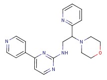 N-[2-(4-morpholinyl)-2-(2-pyridinyl)ethyl]-4-(4-pyridinyl)-2-pyrimidinamine