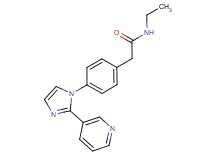 N-ethyl-2-[4-(2-pyridin-3-yl-1H-imidazol-1-yl)phenyl]acetamide