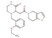 3-[2-(6,7-dihydrothieno[3,2-c]pyridin-5(4H)-yl)-2-oxoethyl]-4-(2-ethoxybenzyl)-2-piperazinone