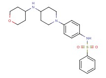 N-{4-[4-(tetrahydro-2H-pyran-4-ylamino)-1-piperidinyl]phenyl}benzenesulfonamide