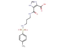 5-{[(3-{[(4-methylphenyl)sulfonyl]amino}propyl)amino]carbonyl}-1H-imidazole-4-carboxylic acid