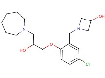 1-[2-(3-azepan-1-yl-2-hydroxypropoxy)-5-chlorobenzyl]azetidin-3-ol