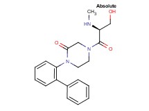 1-(2-biphenylyl)-4-(N-methyl-L-seryl)-2-piperazinone