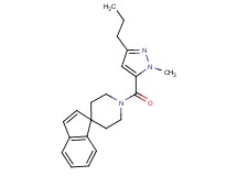 1'-[(1-methyl-3-propyl-1H-pyrazol-5-yl)carbonyl]spiro[indene-1,4'-piperidine]
