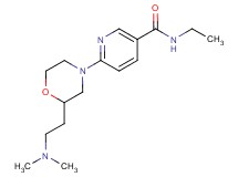 6-{2-[2-(dimethylamino)ethyl]-4-morpholinyl}-N-ethylnicotinamide