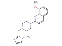 8-methoxy-2-{4-[(1-methyl-1H-imidazol-2-yl)methyl]-1-piperazinyl}quinoline