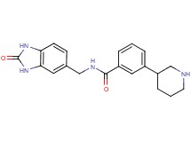 N-[(2-oxo-2,3-dihydro-1H-benzimidazol-5-yl)methyl]-3-piperidin-3-ylbenzamide