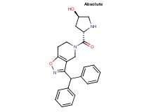(3R,5S)-5-{[3-(diphenylmethyl)-6,7-dihydroisoxazolo[4,5-c]pyridin-5(4H)-yl]carbonyl}pyrrolidin-3-ol