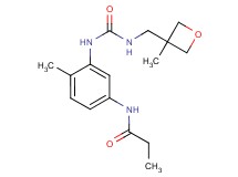 N-{4-methyl-3-[({[(3-methyloxetan-3-yl)methyl]amino}carbonyl)amino]phenyl}propanamide