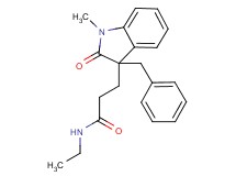 3-(3-benzyl-1-methyl-2-oxo-2,3-dihydro-1H-indol-3-yl)-N-ethylpropanamide