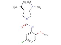 (3S*,4R*)-N-(5-chloro-2-methoxyphenyl)-3-(dimethylamino)-4-isopropylpyrrolidine-1-carboxamide