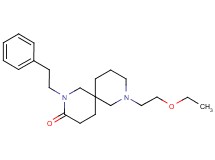 8-(2-ethoxyethyl)-2-(2-phenylethyl)-2,8-diazaspiro[5.5]undecan-3-one