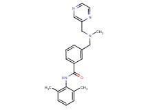 N-(2,6-dimethylphenyl)-3-{[methyl(pyrazin-2-ylmethyl)amino]methyl}benzamide