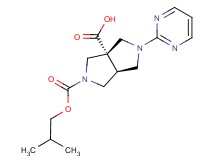 (3aS*,6aS*)-2-(isobutoxycarbonyl)-5-pyrimidin-2-ylhexahydropyrrolo[3,4-c]pyrrole-3a(1H)-carboxylic acid