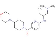 N~1~,N~1~-dimethyl-N~2~-{5-[(4-morpholin-4-ylpiperidin-1-yl)carbonyl]pyridin-2-yl}butane-1,2-diamine