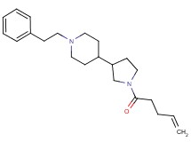 4-[1-(4-pentenoyl)-3-pyrrolidinyl]-1-(2-phenylethyl)piperidine