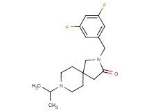 2-(3,5-difluorobenzyl)-8-isopropyl-2,8-diazaspiro[4.5]decan-3-one