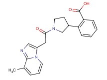 2-{1-[(8-methylimidazo[1,2-a]pyridin-3-yl)acetyl]-3-pyrrolidinyl}benzoic acid
