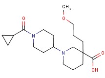 1'-(cyclopropylcarbonyl)-3-(3-methoxypropyl)-1,4'-bipiperidine-3-carboxylic acid
