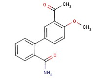 3'-acetyl-4'-methoxybiphenyl-2-carboxamide