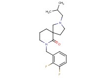 7-(2,3-difluorobenzyl)-2-isobutyl-2,7-diazaspiro[4.5]decan-6-one