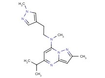 5-isopropyl-N,2-dimethyl-N-[2-(1-methyl-1H-pyrazol-4-yl)ethyl]pyrazolo[1,5-a]pyrimidin-7-amine