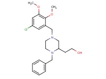 2-[1-benzyl-4-(5-chloro-2,3-dimethoxybenzyl)-2-piperazinyl]ethanol