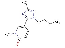 5-(1-butyl-3-methyl-1H-1,2,4-triazol-5-yl)-1-methylpyridin-2(1H)-one