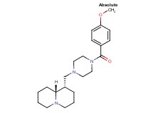 (1S,9aR)-1-{[4-(4-methoxybenzoyl)piperazin-1-yl]methyl}octahydro-2H-quinolizine