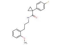 1-(4-fluorophenyl)-N-[3-(2-methoxyphenyl)propyl]cyclopropanecarboxamide
