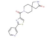8-{[2-(3-pyridinyl)-1,3-thiazol-4-yl]carbonyl}-2,8-diazaspiro[4.5]decan-3-one