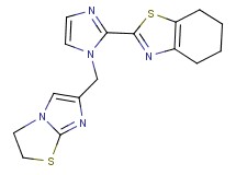 2-[1-(2,3-dihydroimidazo[2,1-b][1,3]thiazol-6-ylmethyl)-1H-imidazol-2-yl]-4,5,6,7-tetrahydro-1,3-benzothiazole