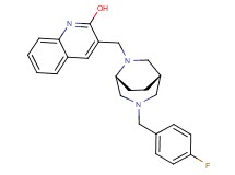 3-{[rel-(1S,5R)-3-(4-fluorobenzyl)-3,6-diazabicyclo[3.2.2]non-6-yl]methyl}-2-quinolinol