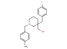 [3-(4-fluorobenzyl)-1-(4-methylbenzyl)-3-piperidinyl]methanol